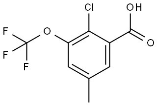 2384866-64-0 2-Chloro-5-methyl-3-(trifluoromethoxy)benzoic acid