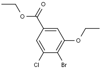 Ethyl 4-bromo-3-chloro-5-ethoxybenzoate Structure
