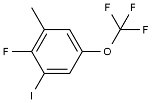 2-Fluoro-1-iodo-3-methyl-5-(trifluoromethoxy)benzene Structure