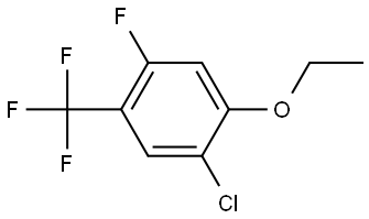 1-Chloro-2-ethoxy-4-fluoro-5-(trifluoromethyl)benzene Structure