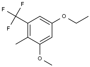 5-Ethoxy-1-methoxy-2-methyl-3-(trifluoromethyl)benzene Structure