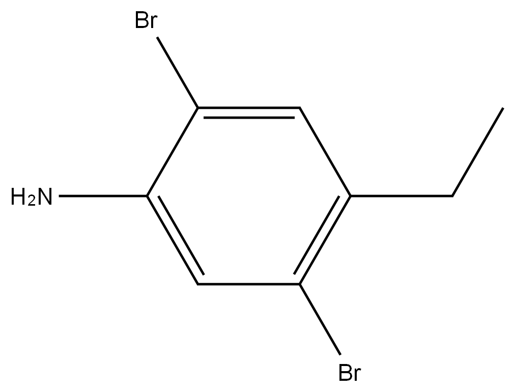 2,5-Dibromo-4-ethylbenzenamine Structure