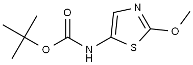 tert-butyl (2-methoxythiazol-5-yl)carbamate Structure