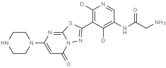 Zalunfiban D2 (Pyridine-D2),2406213-12-3,结构式