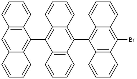 10-bromo-9,9':10',9''-teranthracene Structure