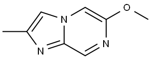 6-methoxy-2-methylimidazo[1,2-a]pyrazine Structure