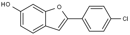 2-(4-chlorophenyl)benzofuran-6-ol Structure