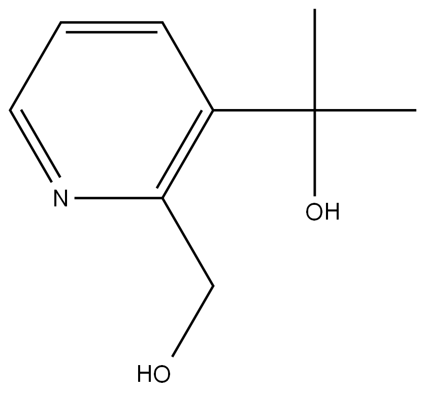 2-(2-(hydroxymethyl)pyridin-3-yl)propan-2-ol Structure