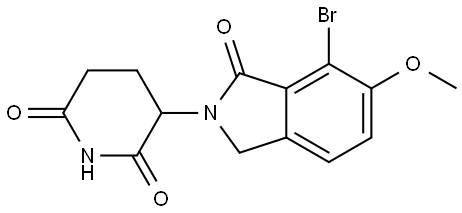 2438242-31-8 3-(7-bromo-6-methoxy-1-oxoisoindolin-2-yl)piperidine-2,6-dione