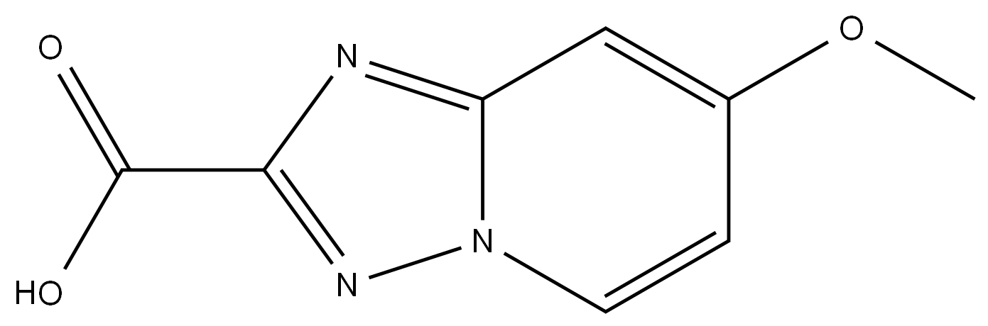 7-Methoxy[1,2,4]triazolo[1,5-a]pyridine-2-carboxylic acid,2443509-64-4,结构式