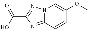 6-Methoxy[1,2,4]triazolo[1,5-a]pyridine-2-carboxylic acid,2443509-70-2,结构式