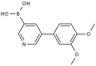 B-[5-(3,4-Dimethoxyphenyl)-3-pyridinyl]boronic acid,2452221-75-7,结构式