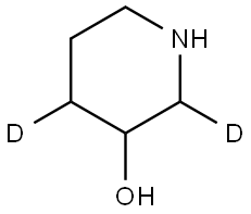 piperidin-2,4-d2-3-ol Structure