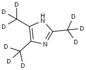 2,4,5-tris(methyl-d3)-1H-imidazole Structure