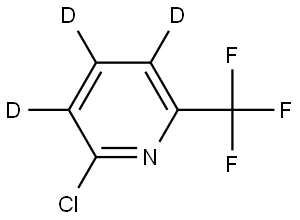2-氯-6-(三氟甲基)吡啶-D3, 2460493-17-6, 结构式