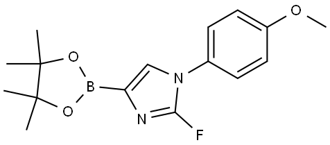 2-fluoro-1-(4-methoxyphenyl)-4-(4,4,5,5-tetramethyl-1,3,2-dioxaborolan-2-yl)-1H-imidazole|