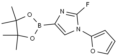 2-fluoro-1-(furan-2-yl)-4-(4,4,5,5-tetramethyl-1,3,2-dioxaborolan-2-yl)-1H-imidazole|