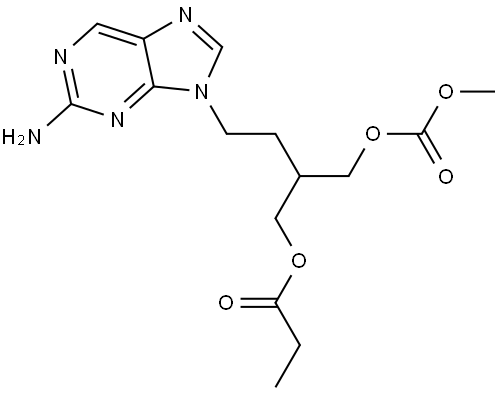 Famciclovir Impurity 37 Struktur