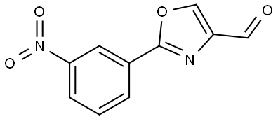 2-(3-NITRO-PHENYL)-OXAZOLE-4-CARBALDEHYDE Structure