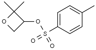 (2,2-dimethyloxetan-3-yl) 4-methylbenzenesulfonate Structure