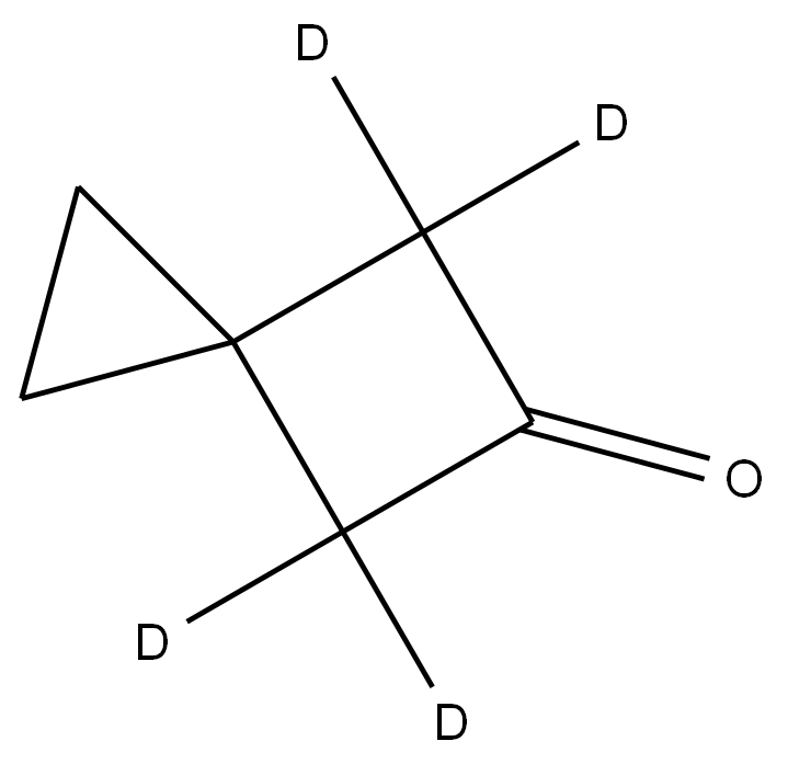 4,4,6,6-tetradeuteriospiro[2.3]hexan-5-one 结构式