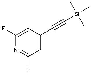 2,6-difluoro-4-((trimethylsilyl)ethynyl)pyridine,2499454-22-5,结构式