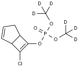 Heptenophos D6 Structure