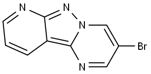 3-BROMOPYRIDO[2',3':3,4]PYRAZOLO[1,5-A]PYRIMIDINE,2519586-14-0,结构式