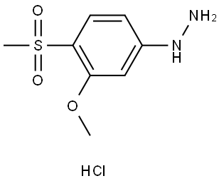 252561-95-8 Hydrazine, [3-methoxy-4-(methylsulfonyl)phenyl]-, hydrochloride (1:1)
