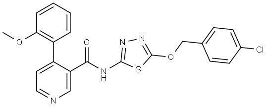 AB25583|N-(5-((4-氯苄基)氧基)-1,3,4-噻二唑-2-基)-4-(2-甲氧基苯基)烟酰胺