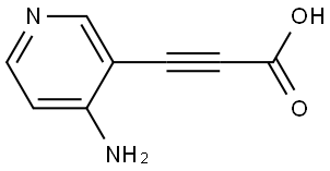 2580569-24-8 3-(4-aminopyridin-3-yl)propiolic acid