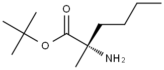 (S)-叔丁基 2-氨基-2-甲基己酸酯 结构式
