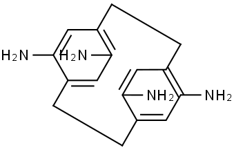 4,7,12,15-tetraamino[2.2]paracyclophane Struktur