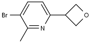 2600400-35-7 3-bromo-2-methyl-6-(oxetan-3-yl)pyridine