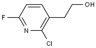 2-(2-chloro-6-fluoropyridin-3-yl)ethanol Structure