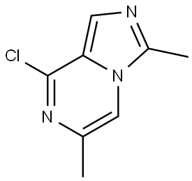 8-氯-3,6-二甲基咪唑并[1,5-A]吡嗪,2617577-83-8,结构式