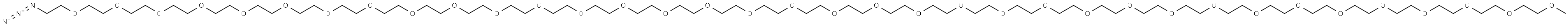 m-PEG36-Azide Struktur