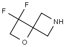 3,3-Difluoro-1-oxa-6-azaspiro[3.3]heptane Structure