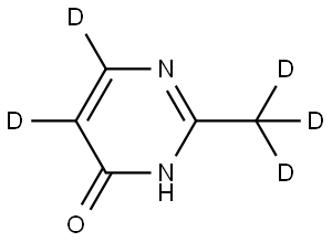 2-(methyl-d3)pyrimidin-4(3H)-one-5,6-d2,2645412-80-0,结构式