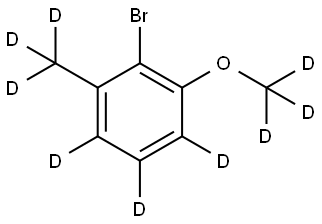 2-bromo-1-(methoxy-d3)-3-(methyl-d3)benzene-4,5,6-d3 Structure
