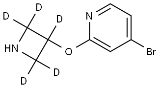 2645419-66-3 2-((azetidin-3-yl-2,2,3,4,4-d5)oxy)-4-bromopyridine