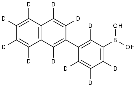 2648545-54-2 2,3,4,6-四氘代-5-(1,3,4,5,6,7,8-七氘代萘-2-基)苯基]硼酸