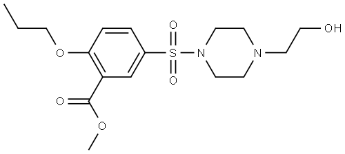 Mirodenafil Impurity 3 Struktur