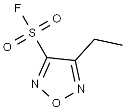 4-Ethyl-1,2,5-oxadiazole-3-sulfonyl fluoride Struktur