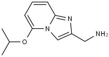 (5-Isopropoxyimidazo[1,2-a]pyridin-2-yl)methanamine Struktur