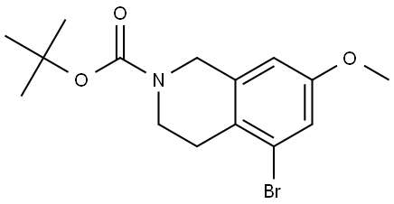 tert-Butyl 5-bromo-7-methoxy-3,4-dihydroisoquinoline-2(1H)-carboxylate|5-溴-7-甲氧基-3,4-二氢异喹啉-2-1(H)-羧酸叔丁酯