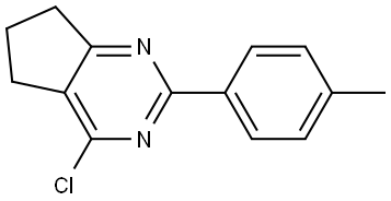 2-(4-Methylphenyl)-4-chloro-6,7-dihydro-5H-cyclopenta[d]pyrimidine Structure