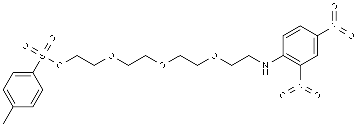 TOS-PEG4-DNP 结构式