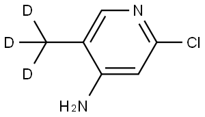 2-Chloro-5-methylpyridin-4-amine-d3 Struktur