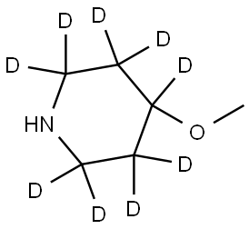 4-methoxypiperidine-2,2,3,3,4,5,5,6,6-d9 Structure